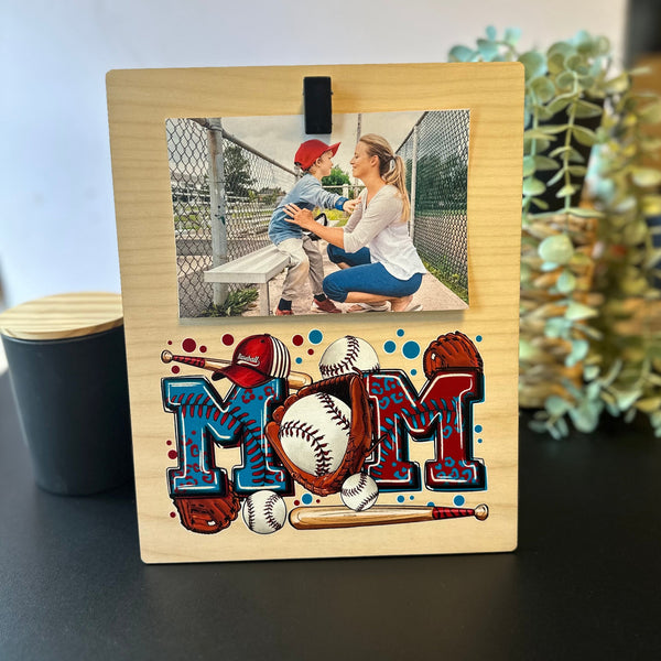 Baseball Mom Photo Frame