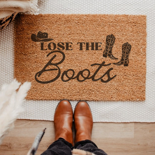 Lose The Boots Door Mat