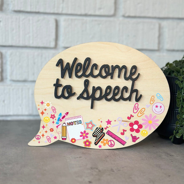 Welcome to Speech Desktop Sign
