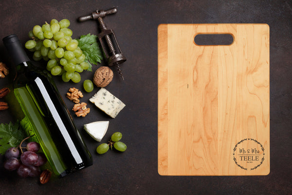 Personalized Mr. and Mrs. Cutting Board