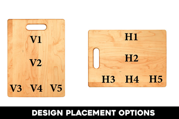 Personalized Family Name Kitchen Cutting Board