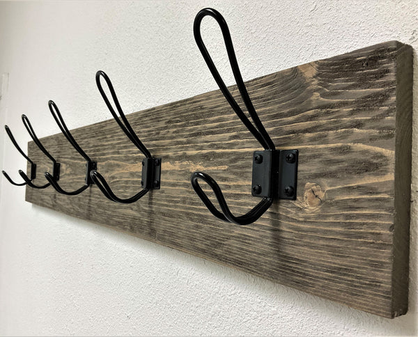Distressed Farmhouse Style Coat Hook for Entryway/Mudroom