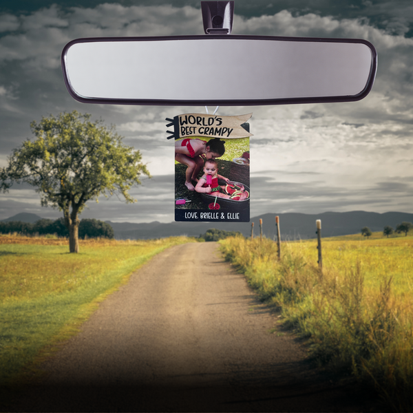 Custom Photo Car Hanger Rear View Mirror