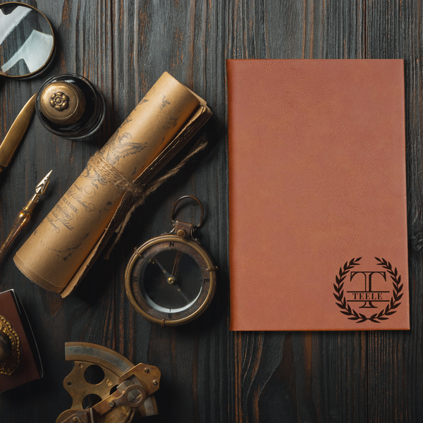 Personalized Monogram Leatherette Journal