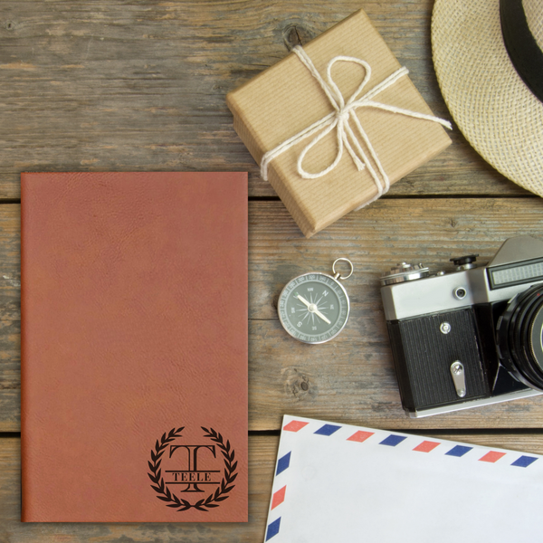 Personalized Monogram Leatherette Journal