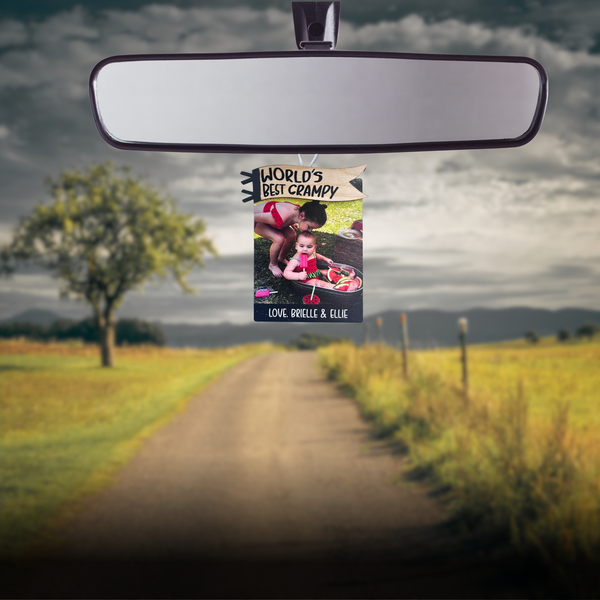 Custom Photo Car Hanger Rear View Mirror