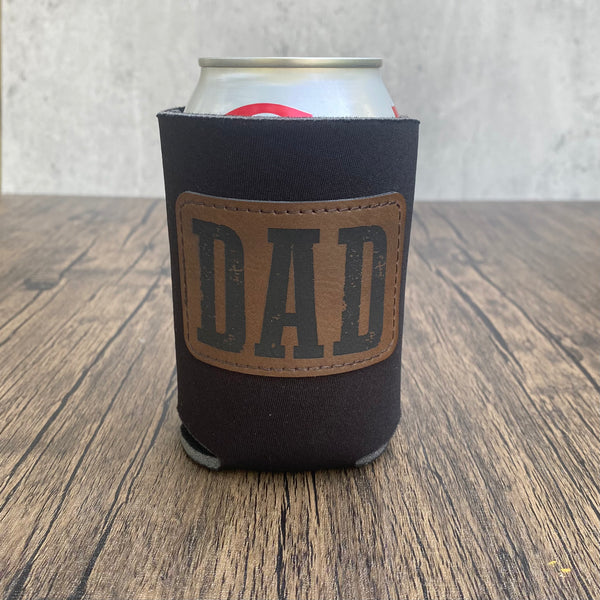 Neoprene Leatherette Patch Can Cooler