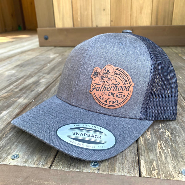 Surviving Fatherhood One Beer at a Time Yupong Snapback Trucker Hat