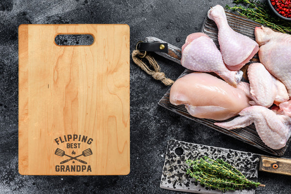 Flipping Best Grandpa Cutting Board