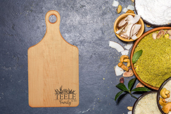 Personalized Last Name Cutting Board