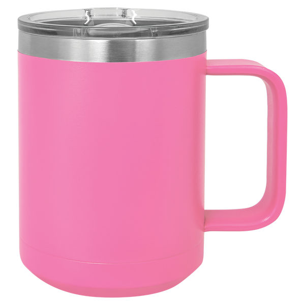 Custom 15 oz. Coffee Mug w/slider Lid