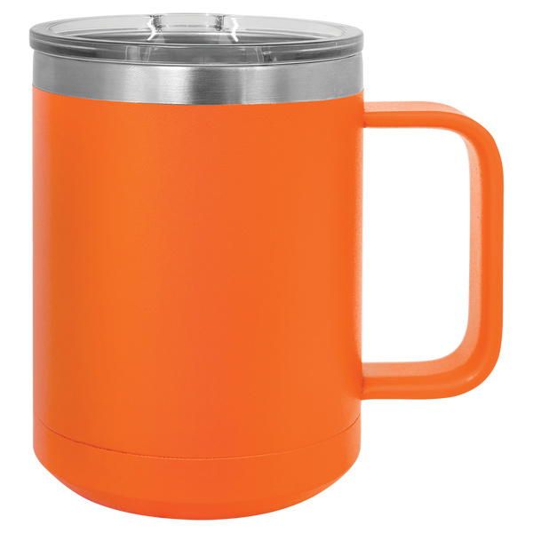 Custom 15 oz. Coffee Mug w/slider Lid