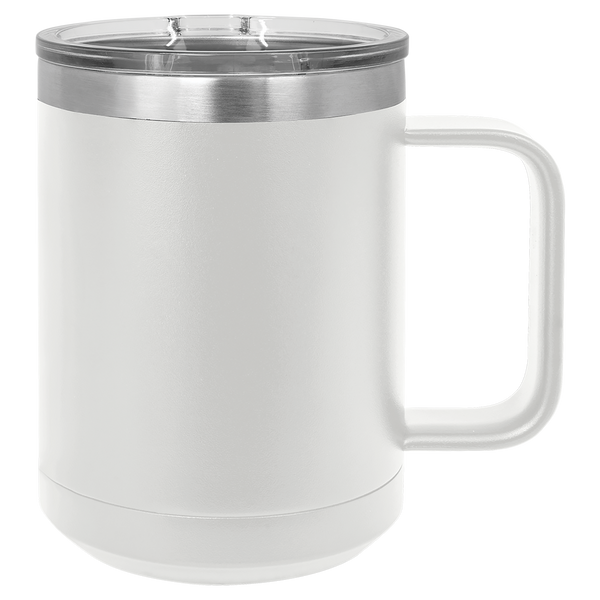 Custom 15 oz. Coffee Mug w/slider Lid
