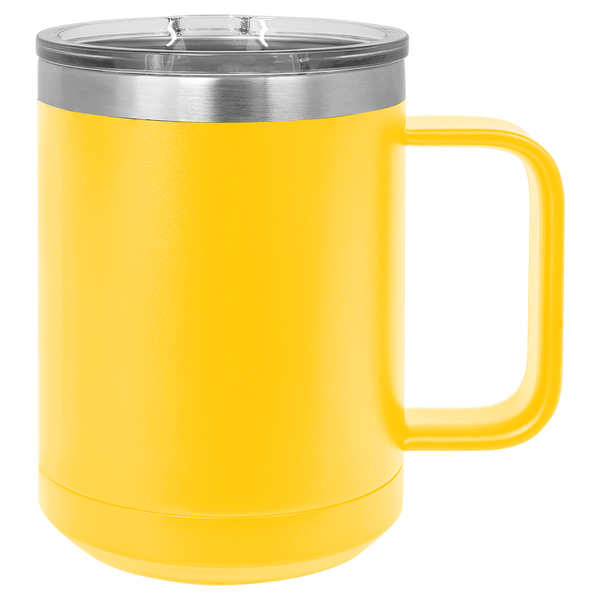 Custom 15 oz. Coffee Mug w/slider Lid