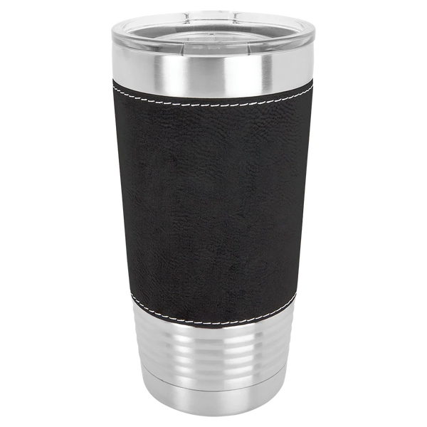 Keep Calm And Grill On Leatherette Tumbler