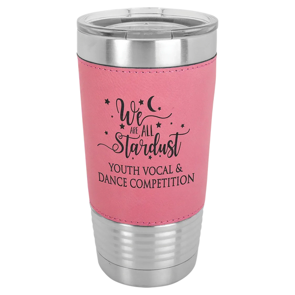 Life Is Hard It's Harder When You're Stupid John Wayne Leatherette Tumbler