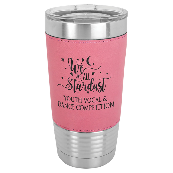Monogram Leatherette Tumbler