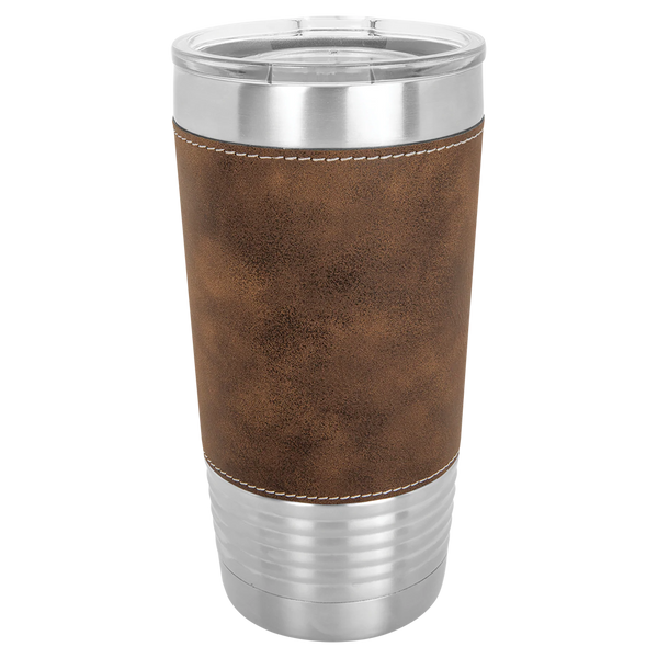 Your Logo Leatherette Tumbler