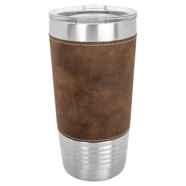 Life Is Hard It's Harder When You're Stupid John Wayne Leatherette Tumbler