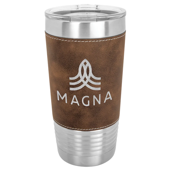 Keep Calm And Grill On Leatherette Tumbler