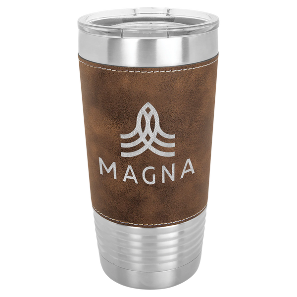 Your Logo Leatherette Tumbler