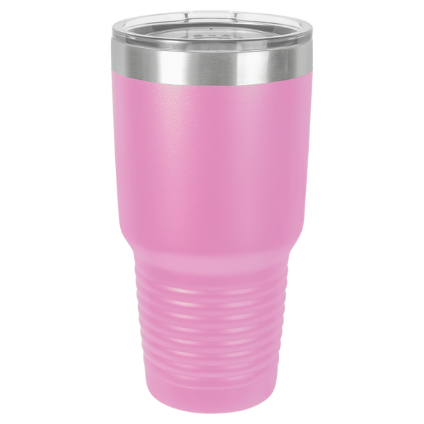 Custom 30 oz. Tumbler w/Clear Lid