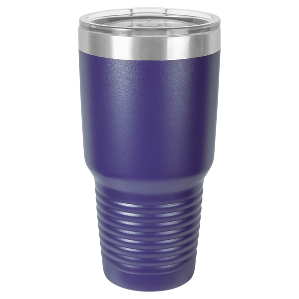 Blank 30 oz. Tumbler w/Clear Lid