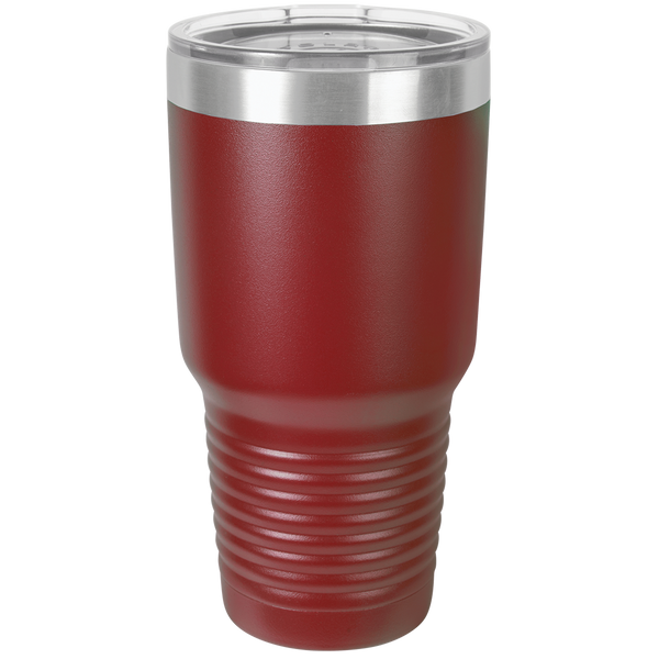Blank 30 oz. Tumbler w/Clear Lid