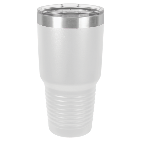 Blank 30 oz. Tumbler w/Clear Lid