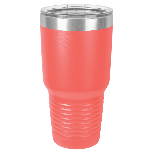 Blank 30 oz. Tumbler w/Clear Lid