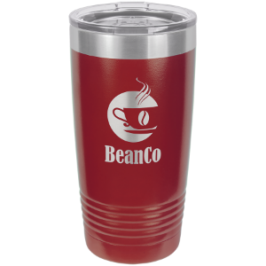 Custom 20 oz. Tumbler w/Clear Lid