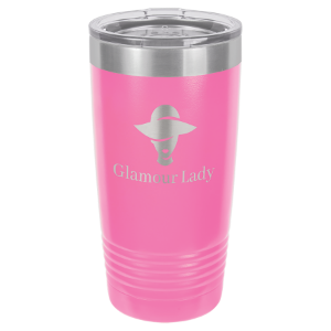 Blank 20 oz. Tumbler w/Clear Lid