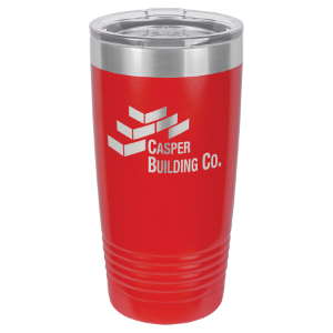 Monogram 20 oz. Tumbler w/Clear Lid