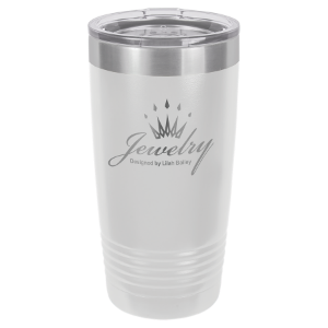 Blank 20 oz. Tumbler w/Clear Lid