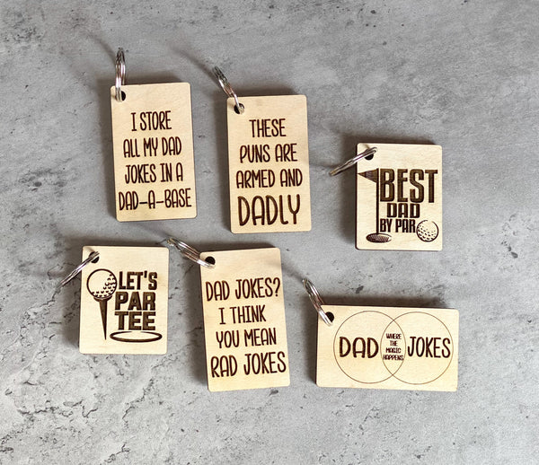 Dad Jokes Keychain
