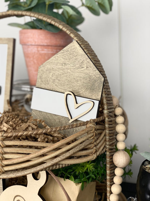 Home Tiered Tray Signs