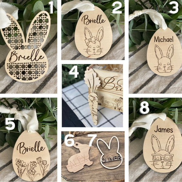 Easter Basket Tag with Name