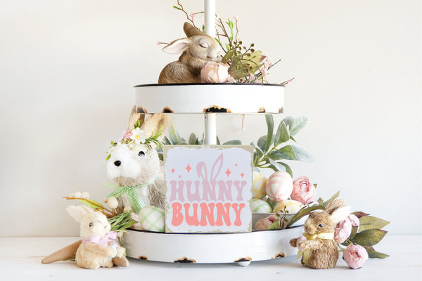 Spring Tiered Tray Sign