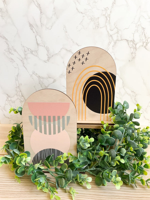 BOHO Arch Wood Signs