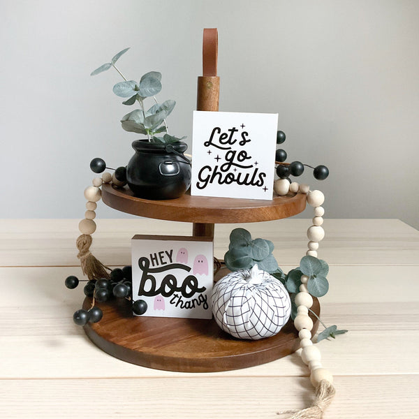 BOHO Halloween Sign Mini Printed Signs