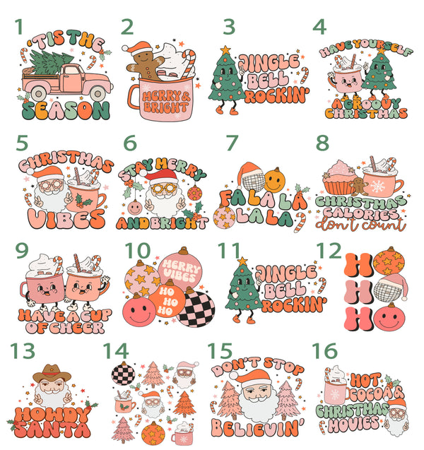 Christmas Wristlet Keychains
