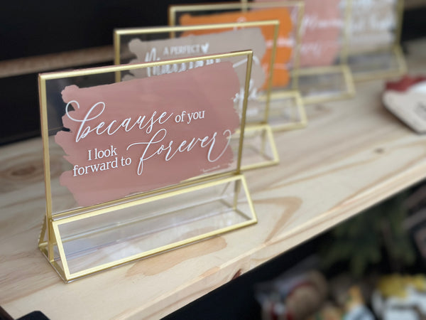 Acrylic Printed Sign