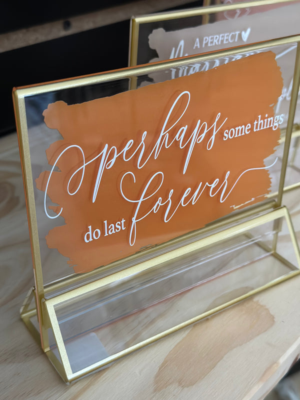 Acrylic Printed Sign