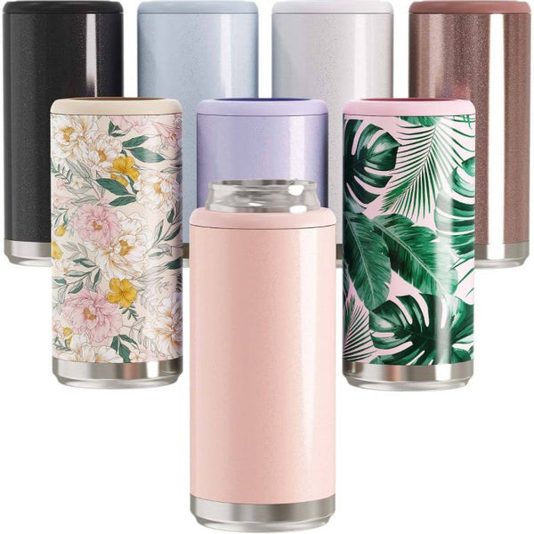 Monogram Skinny Can Cooler