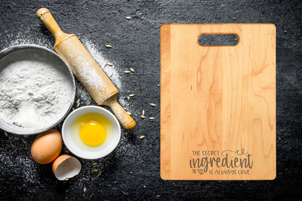 The Secret Ingredient is Always Love Cutting Board