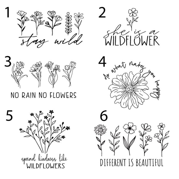 Wildflower Wristlet Keychains